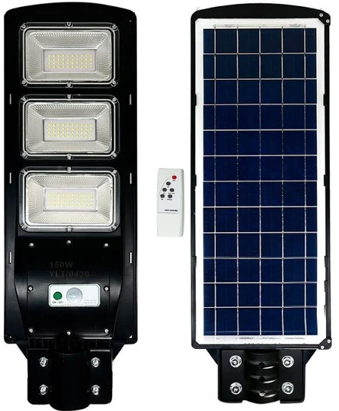 Luminária Led Pública Solar 150 Watts Branco Frio 6500K IP66