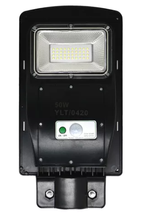 Luminária Led Pública Solar 50 Watts Branco Frio 6500K IP66