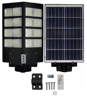 Luminária Led Pública Solar 600 Watts Branco Frio 6500K IP66