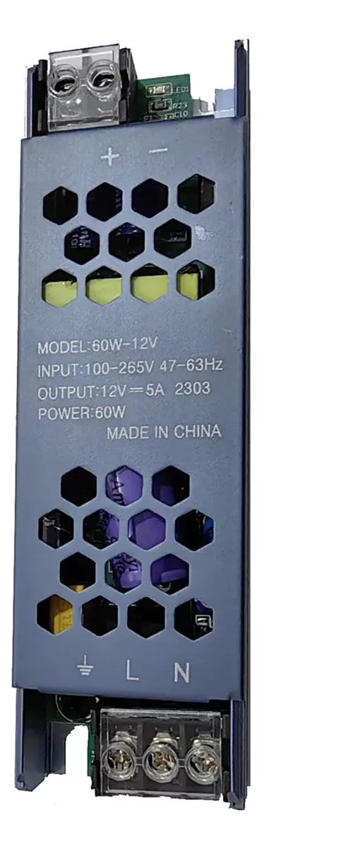 Fonte 5A Chaveada Slim 12 Volts 60 Watts