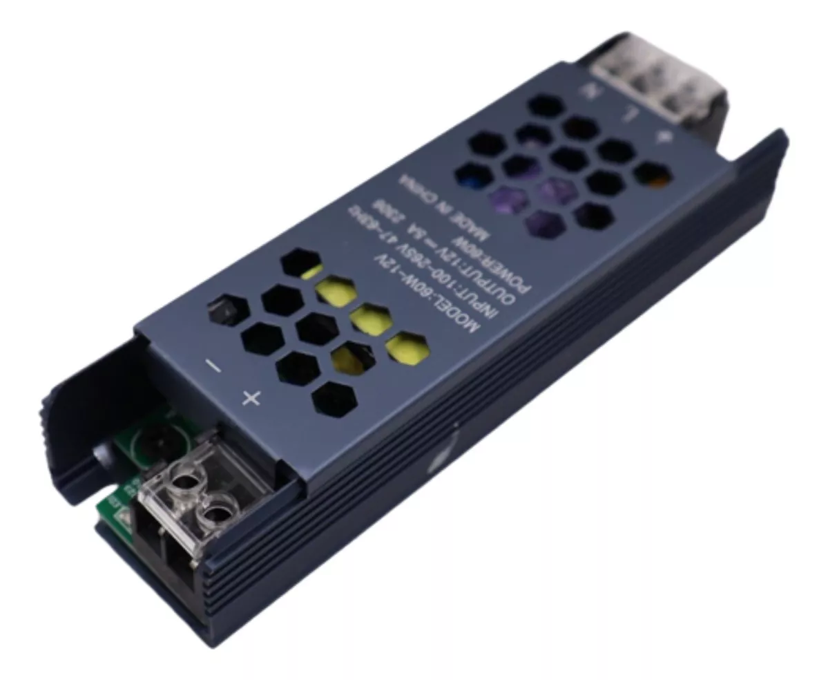 Fonte 5A Chaveada Slim 12 Volts 60 Watts
