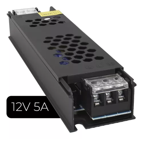 Fonte 5A Chaveada Slim 12 Volts 60 Watts
