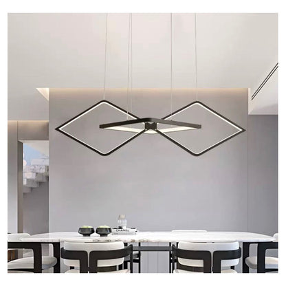 Pendente Minimalista Preto E Dourado Lindo Para Mesa