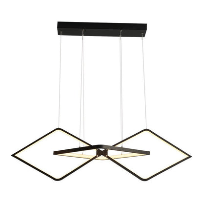 Pendente Minimalista Preto E Dourado Lindo Para Mesa