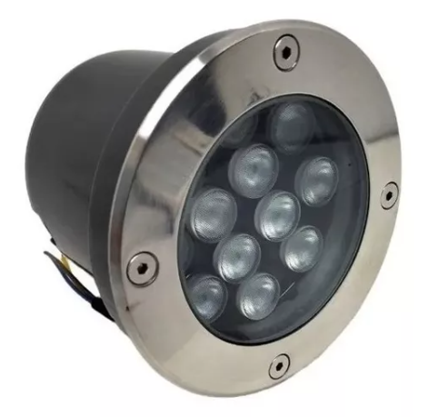 Balizador De Solo 12 Watts Led Branco Quente 3000K/3500K SMD IP66