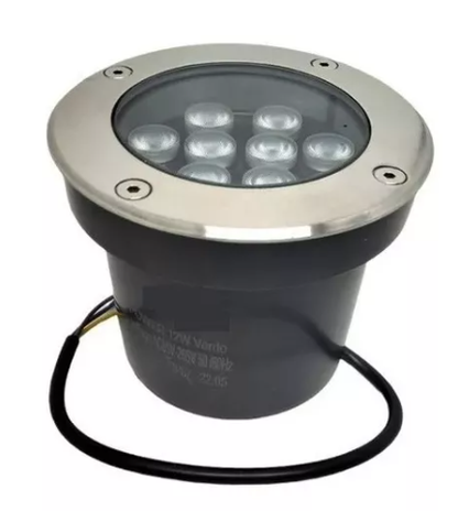 Balizador De Solo 12 Watts Led Branco Quente 3000K/3500K SMD IP66