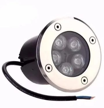 Balizador De Solo 5 Watts Led Branco Quente 3000K/3500K SMD IP66