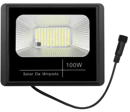 Refletor Solar 100 Watts Branco Frio 6500K IP65