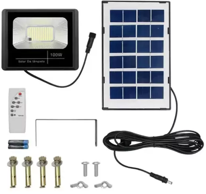 Refletor Solar 100 Watts Branco Frio 6500K IP65