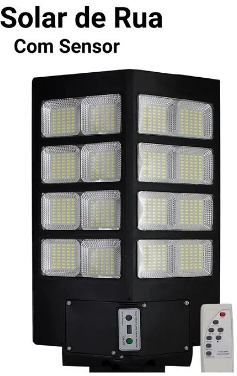 Luminária Led Pública Solar 800 Watts Branco Frio 6500K IP66